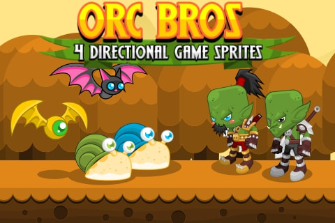 Orc Bros Game Sprites