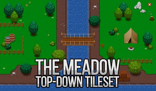 Meadow top down tileset