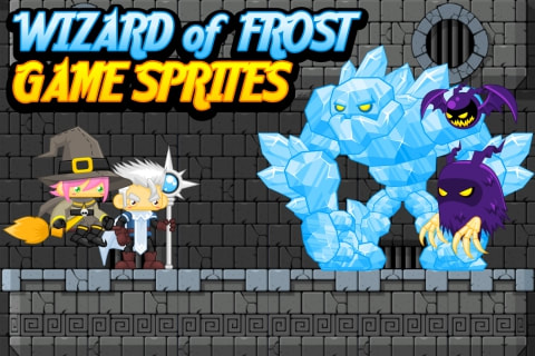 Ice Wizard Game Sprites