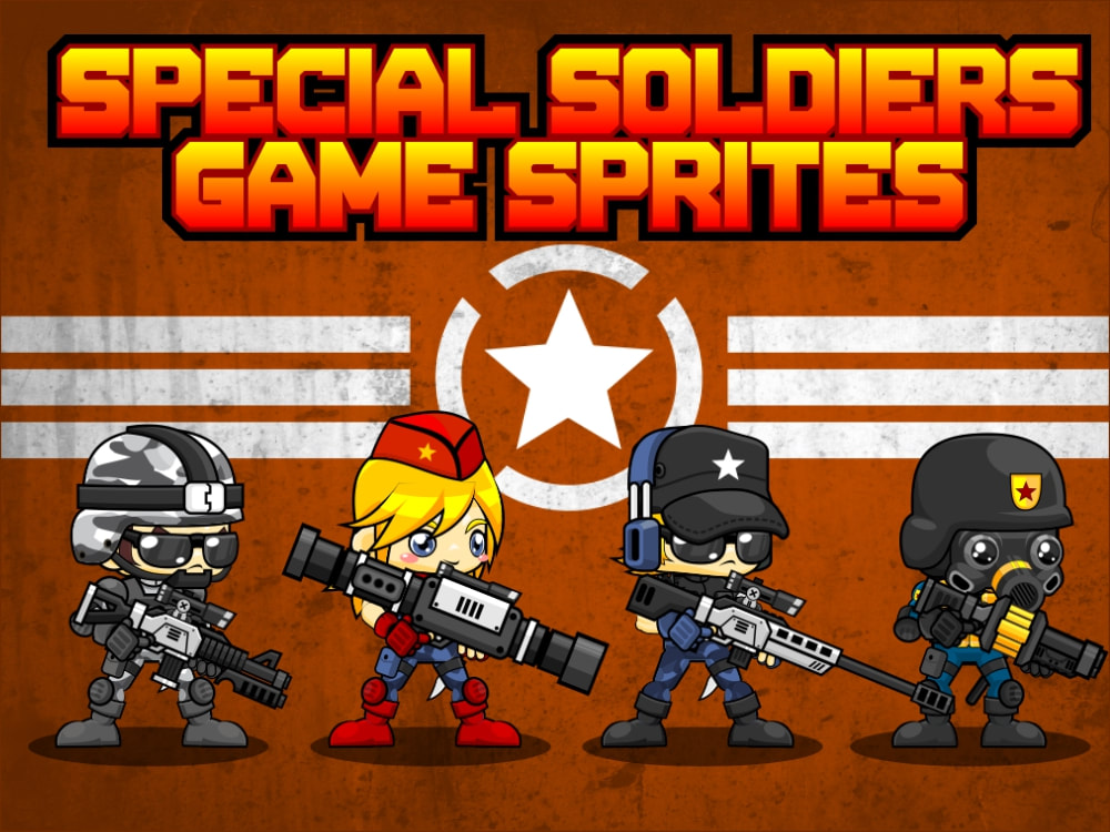 Special Soldier Game Sprites