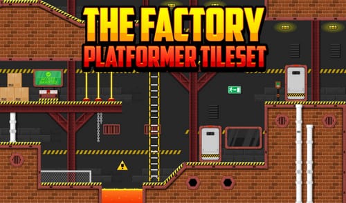 factory platformer tileset