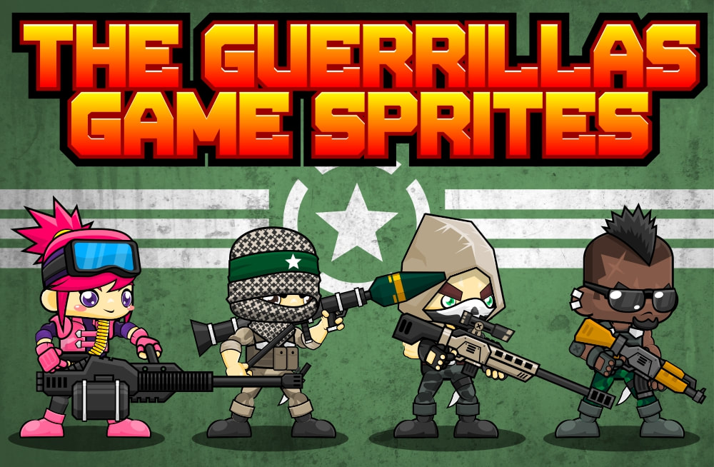 Guerrillas Game Sprites