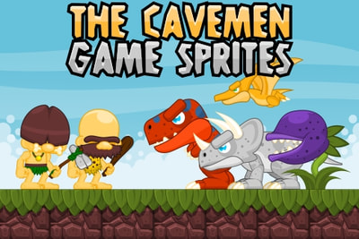 cavemen game sprites