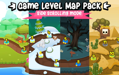 game level map side scrolling