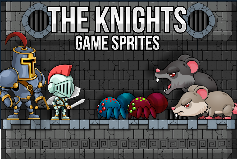 Knight game character sprites