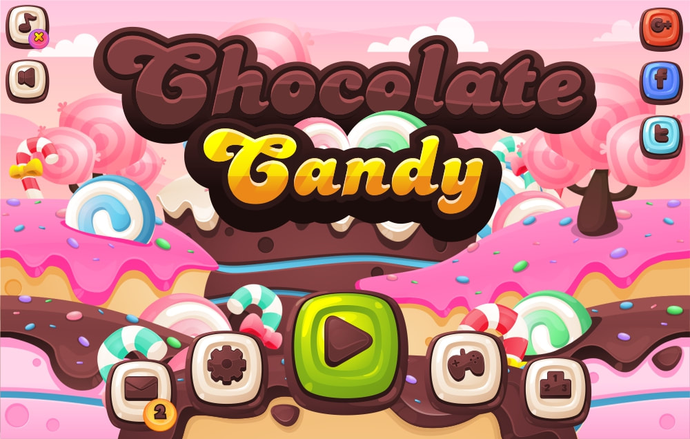 Chocolate Candy Game GUI