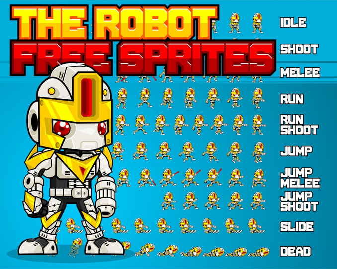 robot mech free sprites