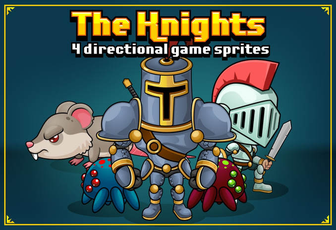 rpg knight game sprites