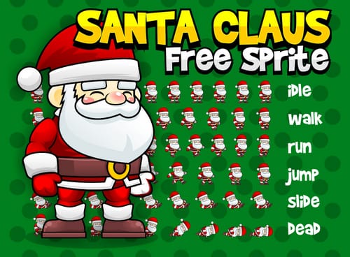 santa claus free sprite