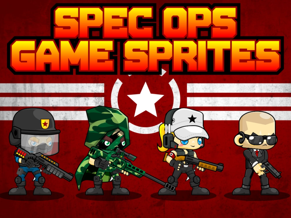 Spec Ops Game Sprites