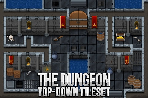 dungeon castle rpg tileset