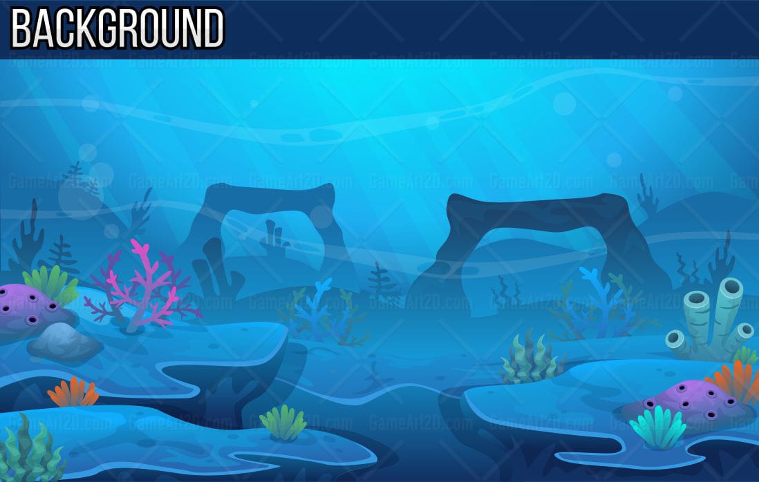 under water game background